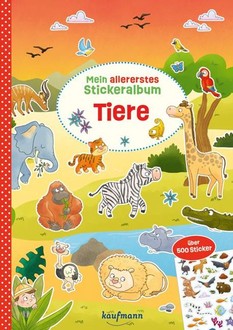 Nadine Weihe: Mein allererstes Stickeralbum - Tiere, Buch