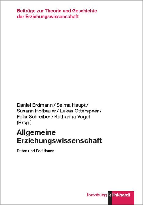 Allgemeine Erziehungswissenschaft, Buch