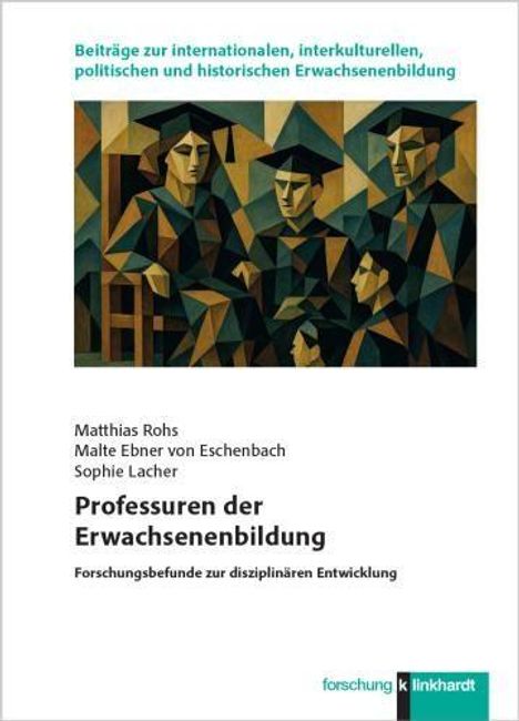 "Professuren der Erwachsenenbildung" von Matthias Rohs u.a. zeigt ein geometrisches, kubistisches Gemälde von Personen.