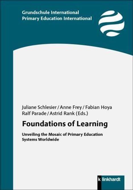Titel: "Foundations of Learning". Herausgeber: Juliane Schlesier, Anne Frey et al. Verlag: Klinkhardt.
