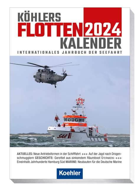 Köhlers FlottenKalender 2024, Buch