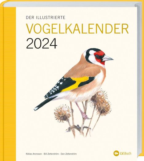 Niklas Aronsson: illustrierte Vogelkalender 2024, Buch