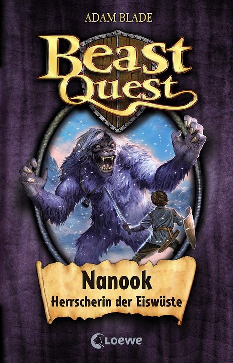 Adam Blade: Beast Quest 05. Nanook, Herrscherin der Eiswüste, Buch