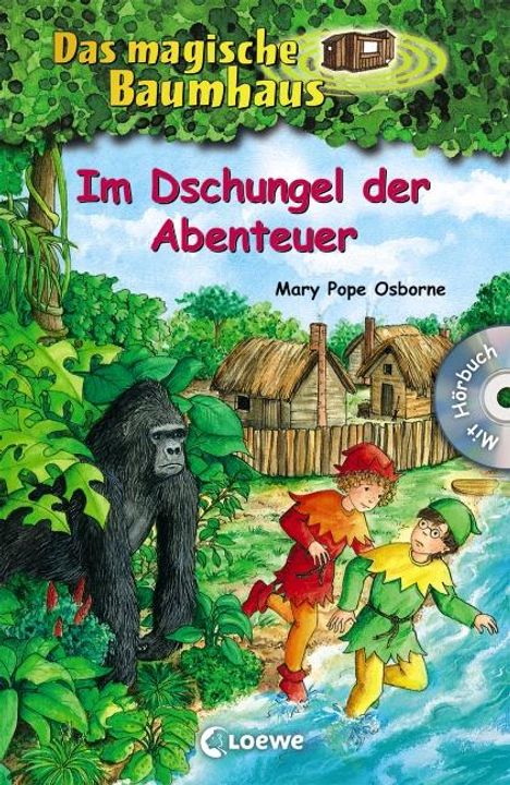 Mary Pope Osborne: Osborne, M: Im Dschungel der Abenteuer/m. CD, Buch
