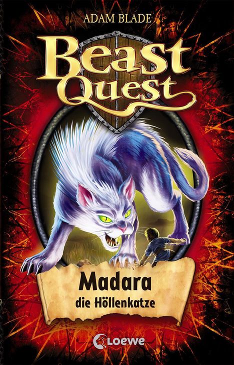 Adam Blade: Beast Quest 40. Madara, die Höllenkatze, Buch
