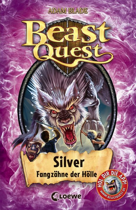 Adam Blade: Beast Quest 52 - Silver, Fangzähne der Hölle, Buch
