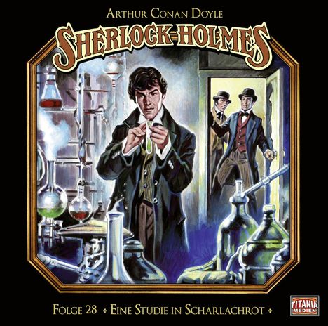 Sherlock Holmes - Folge 28. Eine Studie in Scharlachrot, 2 CDs