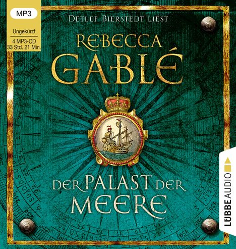 Rebecca Gablé: Der Palast der Meere, 4 MP3-CDs