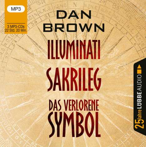 Illuminati/Sakrileg/Das Verlorene Symbol, 3 MP3-CDs