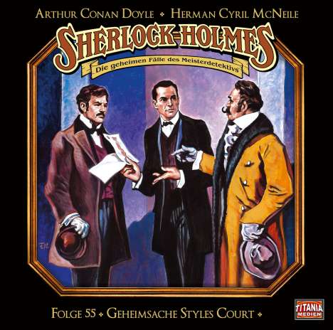Sherlock Holmes - Folge 55. Geheimsache Styles Court, CD