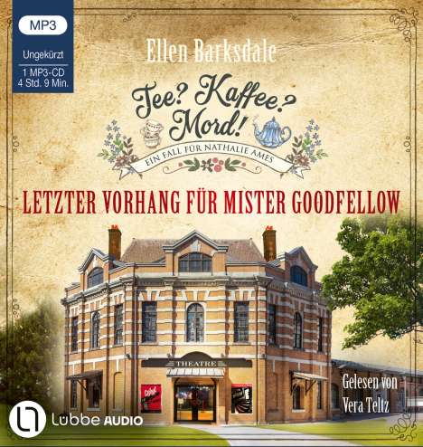Ellen Barksdale: Tee? Kaffee? Mord! - Letzter Vorhang für Mister Goodfellow, MP3-CD
