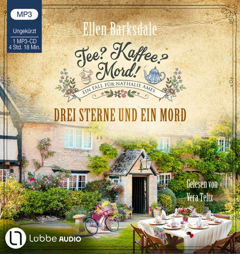 Ellen Barksdale: Tee? Kaffee? Mord! - Drei Sterne und ein Mord, MP3-CD