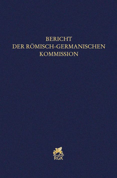 Bericht der Römisch-Germanischen Kommission 103 (2022), Buch