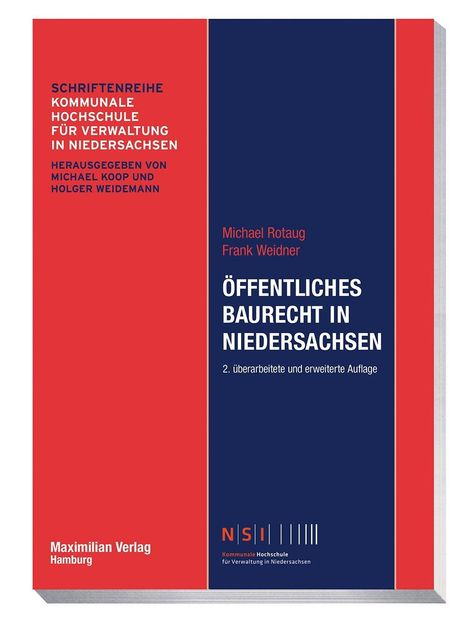 Michael Rotaug: Öffentliches Baurecht in Niedersachsen, Buch