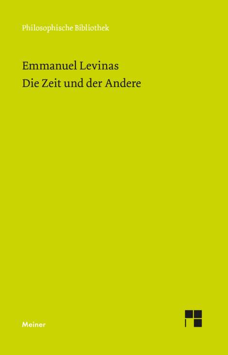 Emmanuel Levinas: Die Zeit und der Andere, Buch