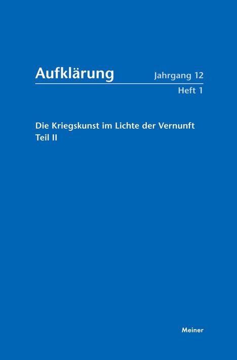 Die Kriegskunst im Lichte der Vernunft, Buch