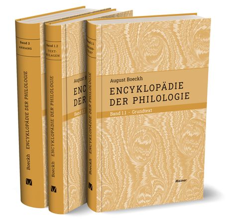 August Boeckh: Encyklopädie der Philologie, 3 Bücher