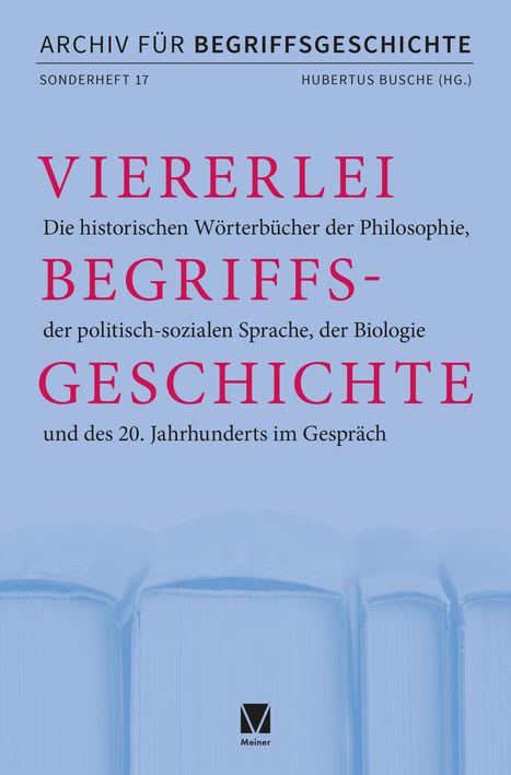 Viererlei Begriffsgeschichte, Buch