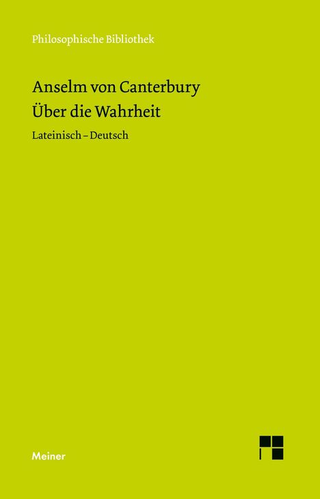 Anselm Von Canterbury: Über die Wahrheit, Buch