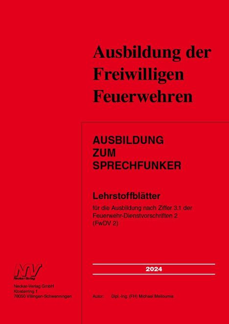 Michael Melioumis: Ausbildung zum Sprechfunker, Buch