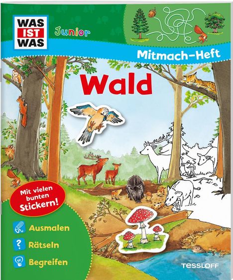 Birgit Bondarenko: WAS IST WAS Junior Mitmach-Heft Wald, Buch