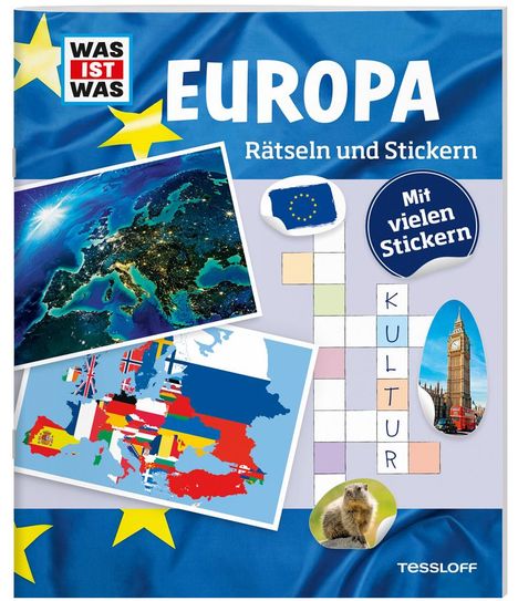 Anja Kunze: WAS IST WAS Rätseln und Stickern: Europa, Buch