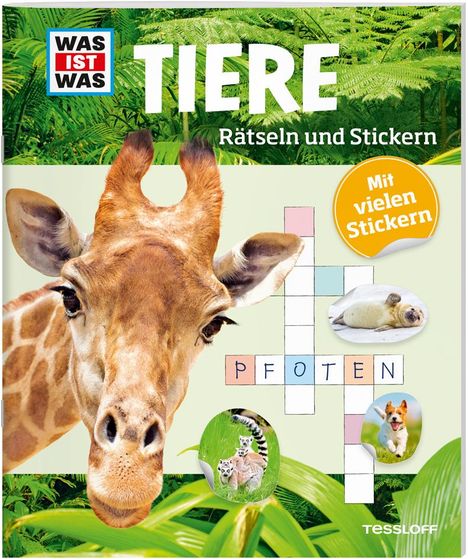 Lorena Lehnert: WAS IST WAS Rätseln und Stickern: Tiere, Buch