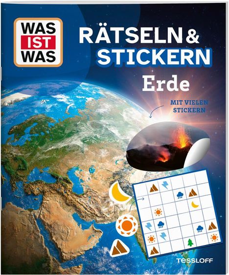 WAS IST WAS Rätseln und Stickern: Erde, Buch