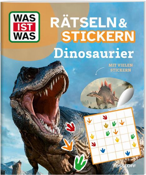 WAS IST WAS Rätseln und Stickern: Dinosaurier, Buch