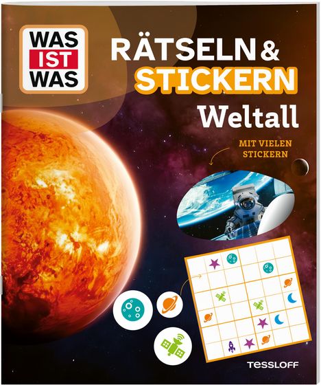 WAS IST WAS Rätseln und Stickern: Weltall, Buch
