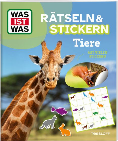 WAS IST WAS Rätseln und Stickern: Tiere, Buch