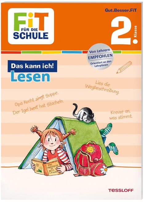 Andrea Tonte: FiT FÜR DIE SCHULE. Das kann ich! Lesen 2. Klasse, Buch