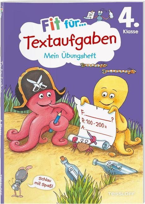 Andrea Tonte: Fit für Textaufgaben 4. Klasse. Mein Übungsheft, Buch