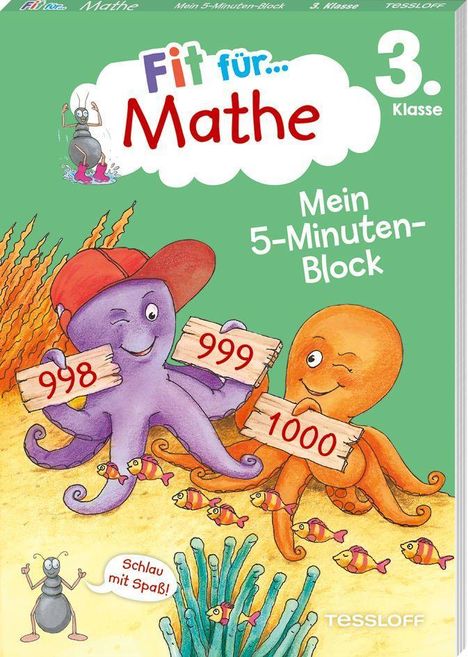 Werner Zenker: Fit für Mathe 3. Klasse. Mein 5-Minuten-Block, Buch