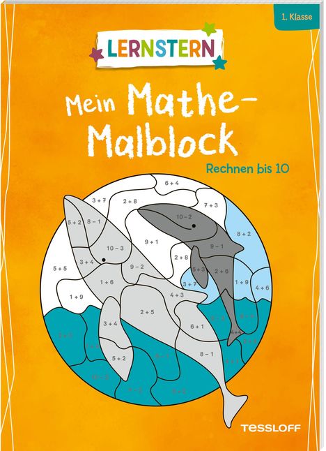 Sabine Schwertführer: LERNSTERN. Mein Mathe-Malblock. Rechnen bis 10, Buch