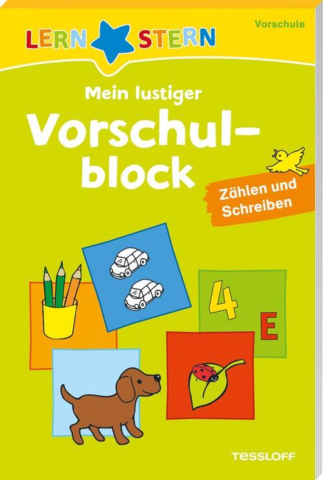 Lernstern: Mein lustiger Vorschulblock. Zählen und Schreiben ab 4 Jahren, Buch