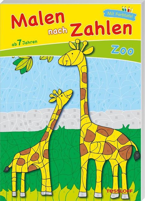 Malen nach Zahlen Zoo. Ab 7 Jahren, Buch