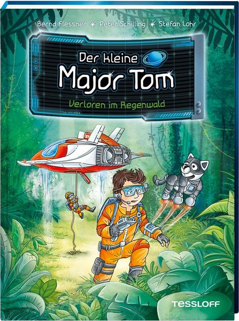 Bernd Flessner: Der kleine Major Tom, Band 8: Verloren im Regenwald, Buch