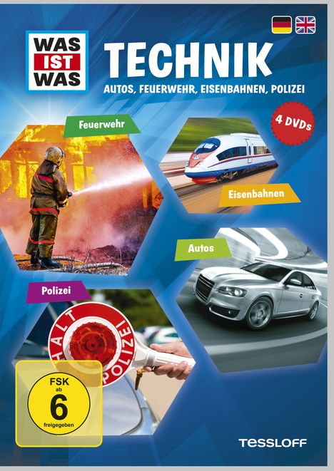 Was ist was Box 3: Technik, 4 DVDs