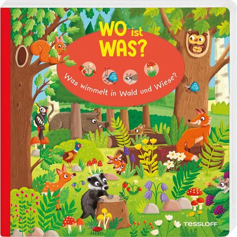 Julia Reindl: WO ist WAS? Was wimmelt in Wald und Wiese?, Buch