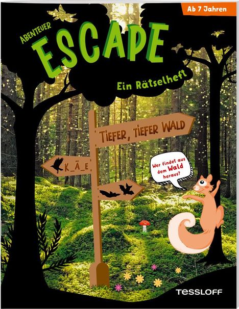 Stefan Heine: Abenteuer Escape. Ein Rätselheft. Tiefer, tiefer Wald - Wer findet aus dem Wald hinaus?, Buch