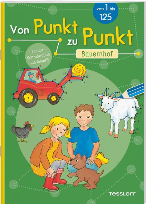 Von Punkt zu Punkt. Bauernhof, Buch