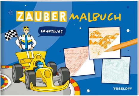 Zaubermalbuch. Fahrzeuge, Buch