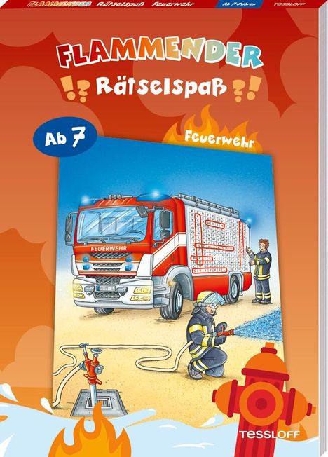 Flammender Rätselspaß. Feuerwehr, Buch