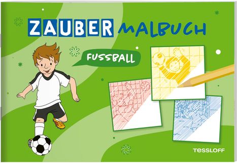 Zaubermalbuch. Fußball, Buch