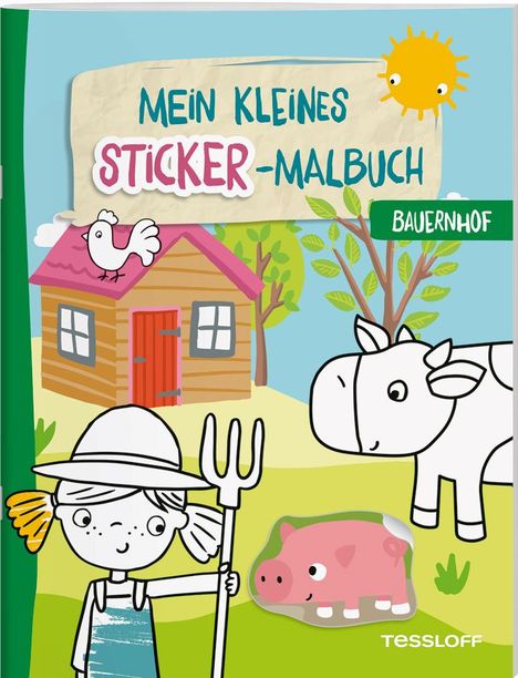 Mein kleines Sticker-Malbuch. Bauernhof, Buch