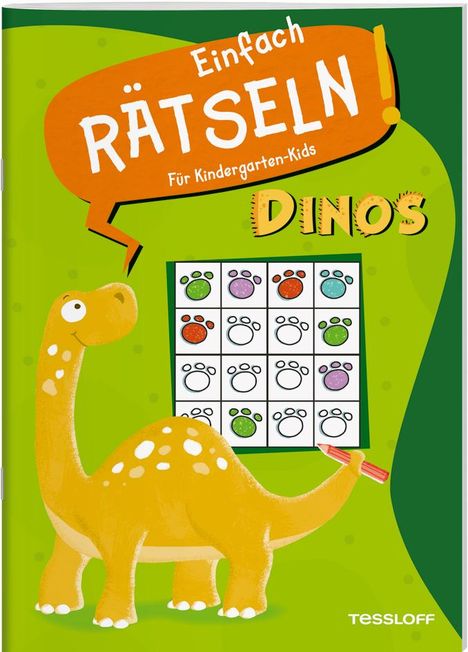 Einfach rätseln! Für Kindergarten-Kids. Dinos, Buch