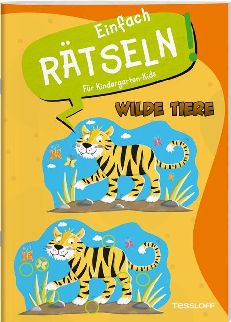 Einfach rätseln! Für Kindergarten-Kids. Wilde Tiere, Buch