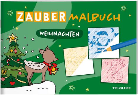 Zaubermalbuch. Weihnachten, Buch