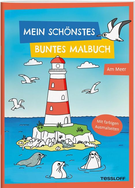 Mein schönstes buntes Malbuch. Am Meer, Buch